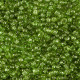 Glasperlen rocailles 11/0 (2mm) Transparent grass green